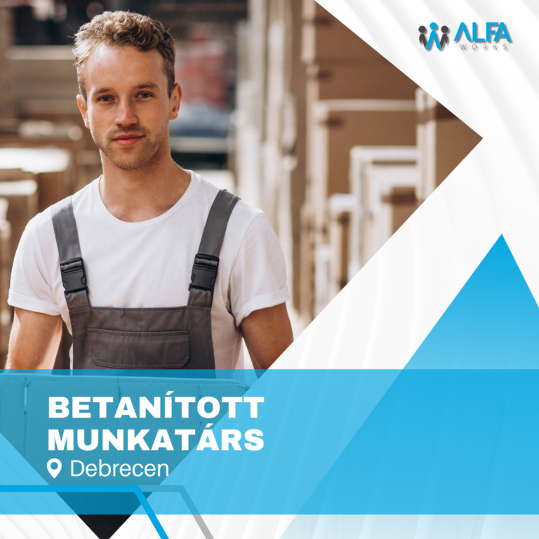 Betanított munkatárs